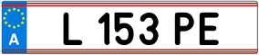 Truck License Plate